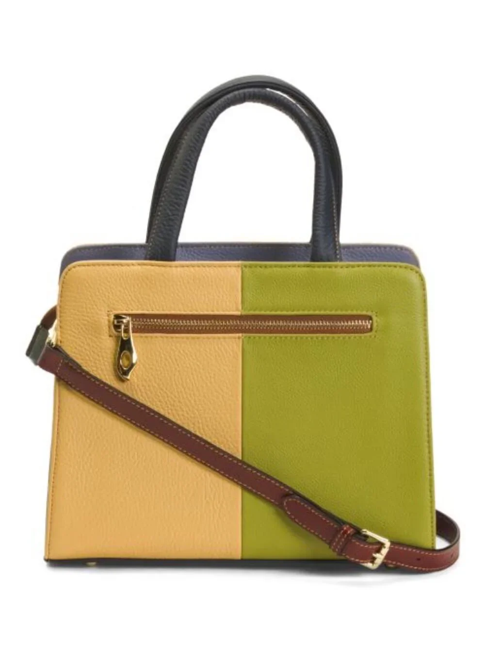 AMERILEATHER Leather Arlene Top Handle Shoulder Bag - Picture 3 of 4